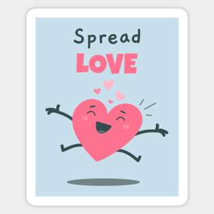 Spread Love Sticker